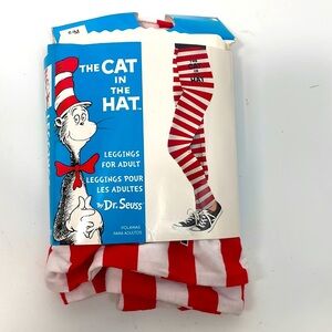 NEW- Dr. Seuss The Cat In The Hat Leggings S/M